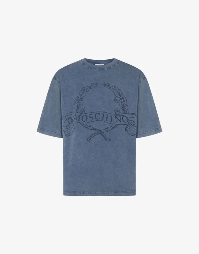 T-shirt en jersey de coton biologique Laurel Crown