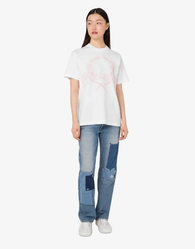 T-shirt en jersey de coton biologique Laurel Crown T-shirt en jersey de coton biologique Laurel Crown