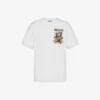 T-shirt en jersey de coton biologique Moschino Teddy Bear T-shirt en jersey de coton biologique Moschino Teddy Bear