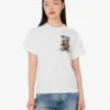 T-shirt en jersey de coton biologique Moschino Teddy Bear T-shirt en jersey de coton biologique Moschino Teddy Bear