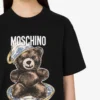 T-shirt en jersey de coton biologique Moschino Teddy Bear T-shirt en jersey de coton biologique Moschino Teddy Bear