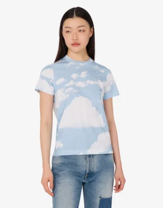T-shirt en jersey de coton biologique Nuage d&rsquo;archives