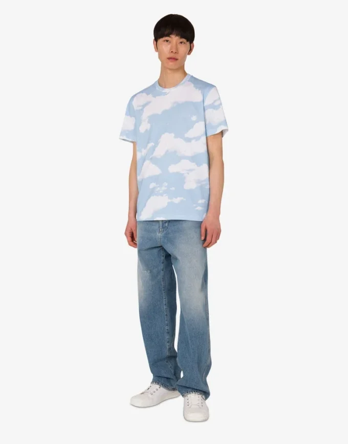 T-shirt en jersey de coton biologique Nuage d’archives T-shirt en jersey de coton biologique Nuage d’archives