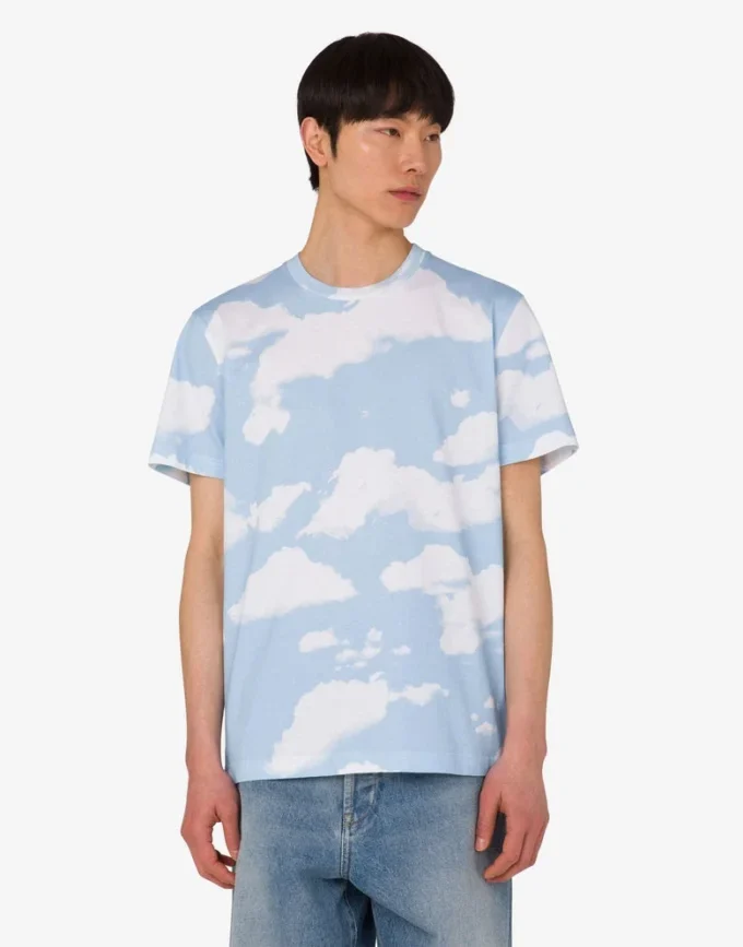 T-shirt en jersey de coton biologique Nuage d’archives T-shirt en jersey de coton biologique Nuage d’archives