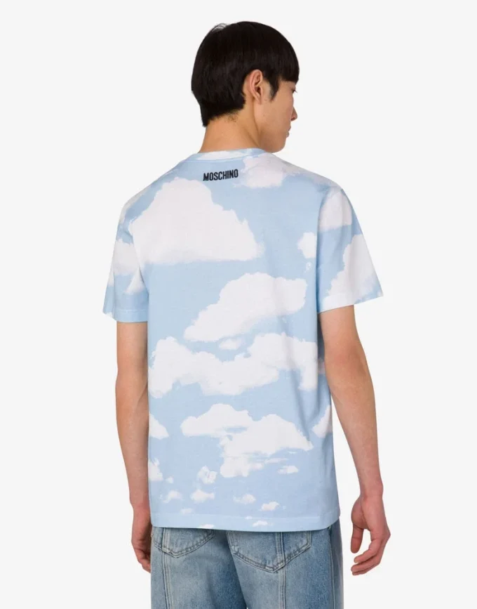 T-shirt en jersey de coton biologique Nuage d’archives T-shirt en jersey de coton biologique Nuage d’archives