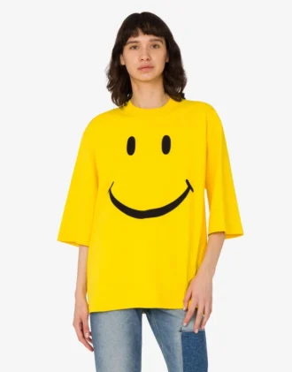 T-shirt en jersey de coton biologique Smiley®