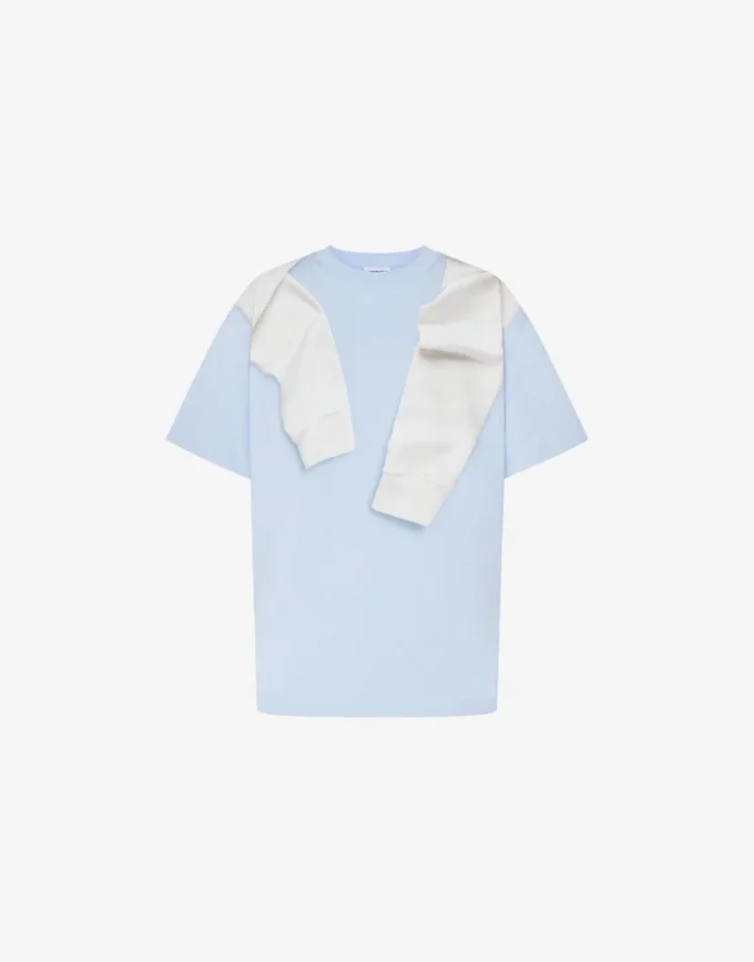 T-shirt en jersey de coton imprimé T-shirt en jersey de coton imprimé