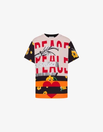 T-shirt en jersey de coton imprimé