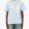 T-shirt en jersey de coton imprimé T-shirt en jersey de coton imprimé