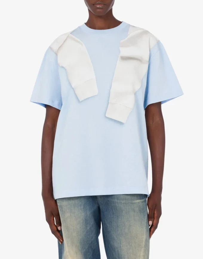 T-shirt en jersey de coton imprimé T-shirt en jersey de coton imprimé