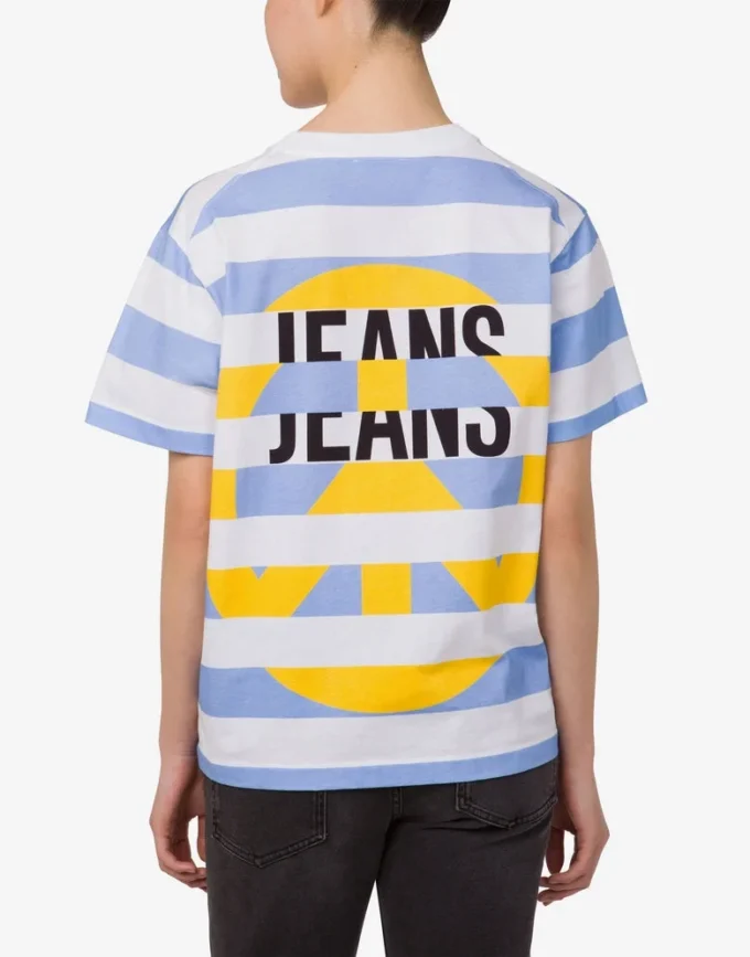 T-shirt en jersey de coton imprimé T-shirt en jersey de coton imprimé