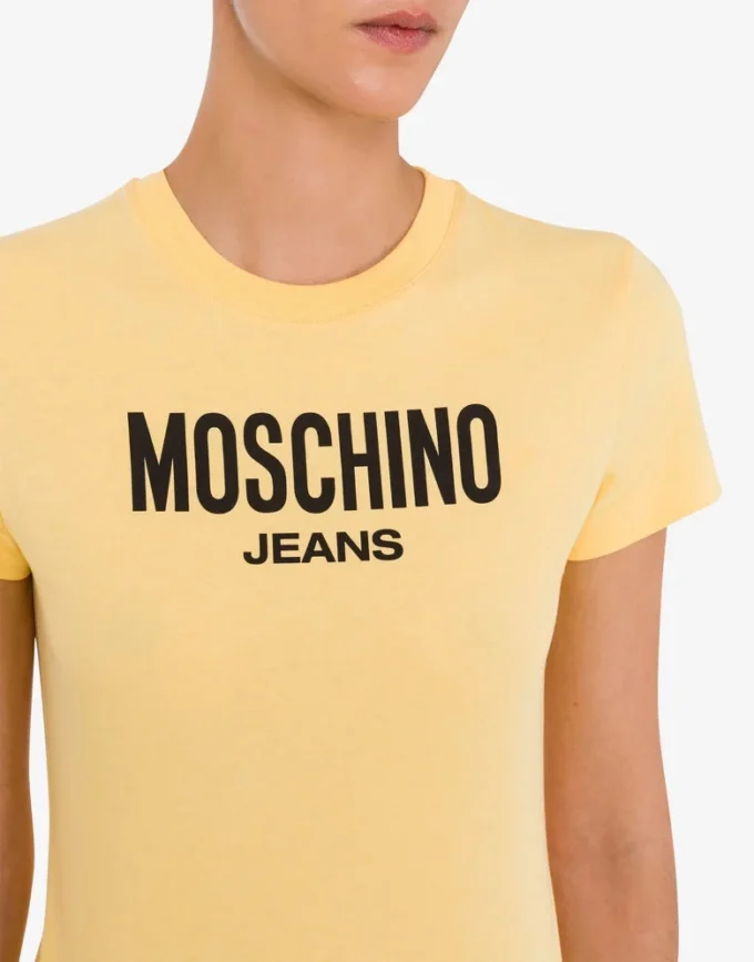 T-shirt en jersey de coton imprimé T-shirt en jersey de coton imprimé