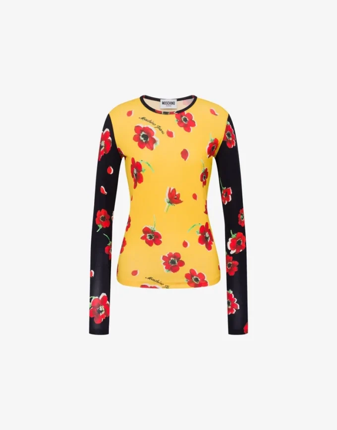 T-shirt en jersey stretch imprimé T-shirt en jersey stretch imprimé