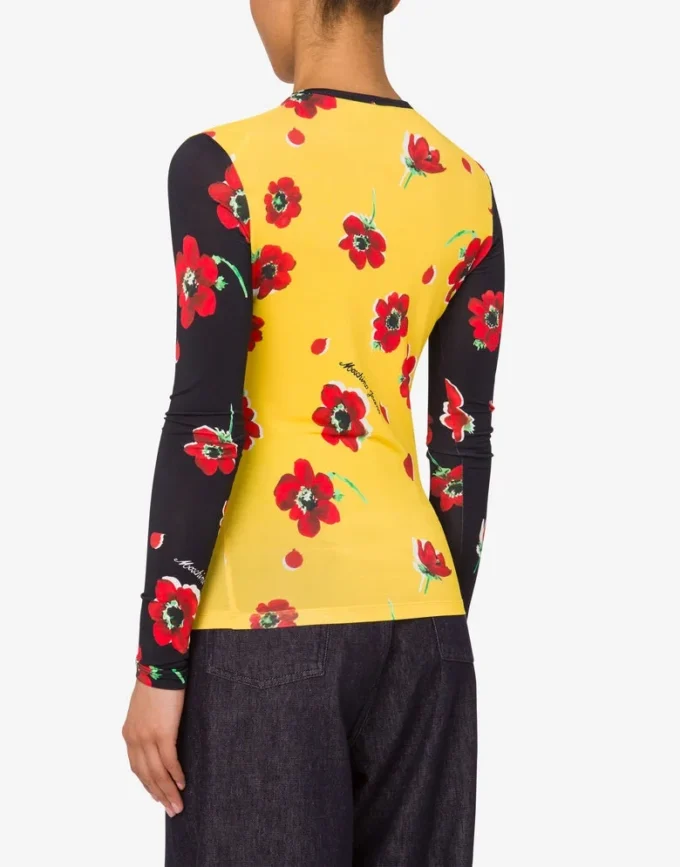T-shirt en jersey stretch imprimé T-shirt en jersey stretch imprimé