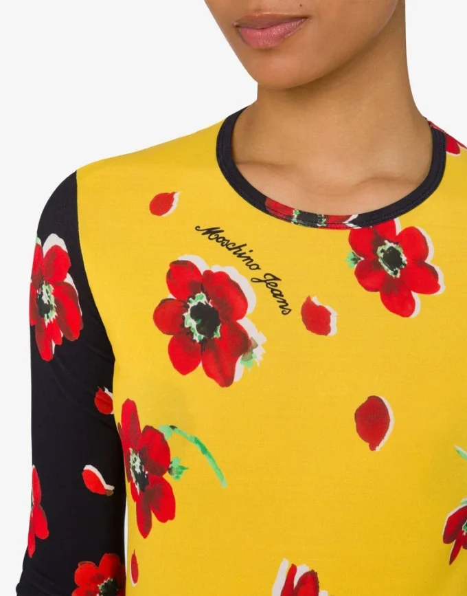 T-shirt en jersey stretch imprimé T-shirt en jersey stretch imprimé