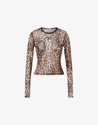 T-shirt en maille imprimée