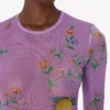 T-shirt en maille imprimée