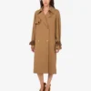 Trench-coat en gabardine de coton mélangé Trench-coat en gabardine de coton mélangé