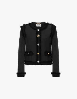 Veste bouclée extensible