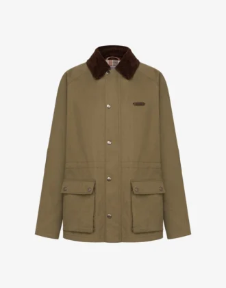 Veste en coton à diagonales
