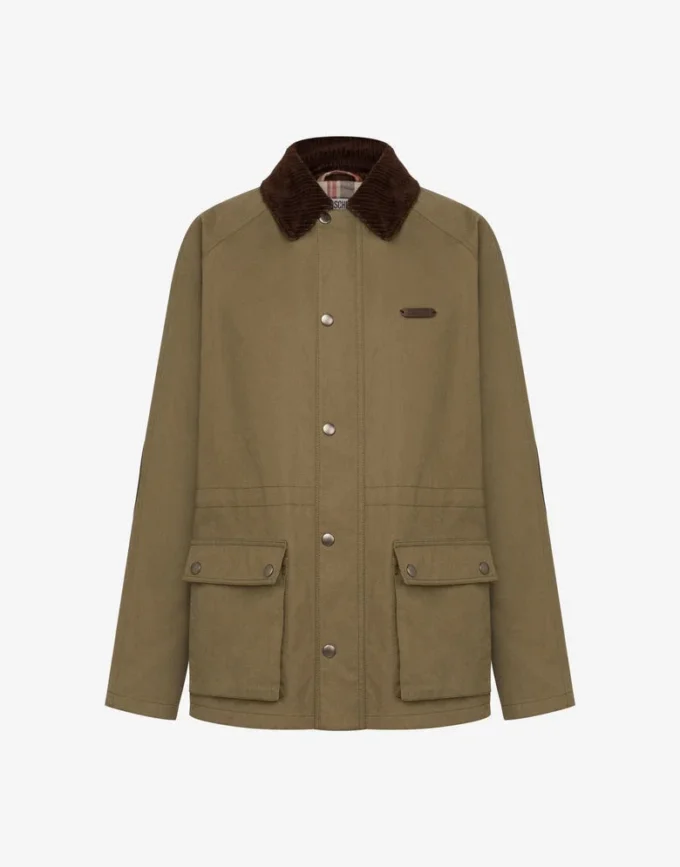 Veste en coton à diagonales Veste en coton à diagonales