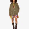 Veste en coton à diagonales Veste en coton à diagonales