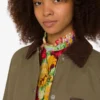 Veste en coton à diagonales Veste en coton à diagonales