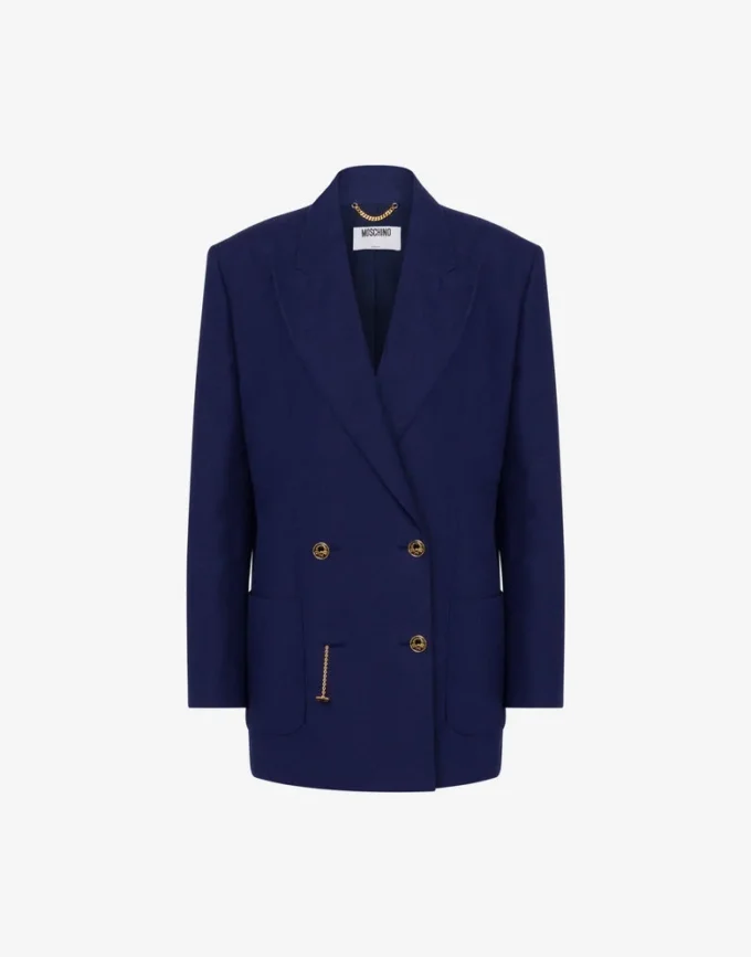Veste en coton shantung Laurel Crown Veste en coton shantung Laurel Crown