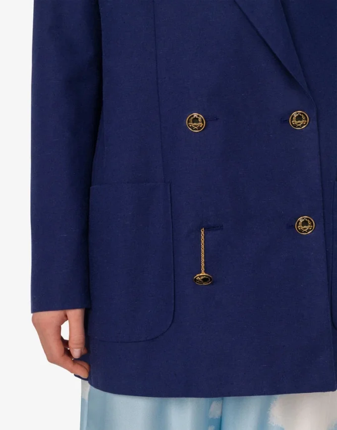 Veste en coton shantung Laurel Crown Veste en coton shantung Laurel Crown