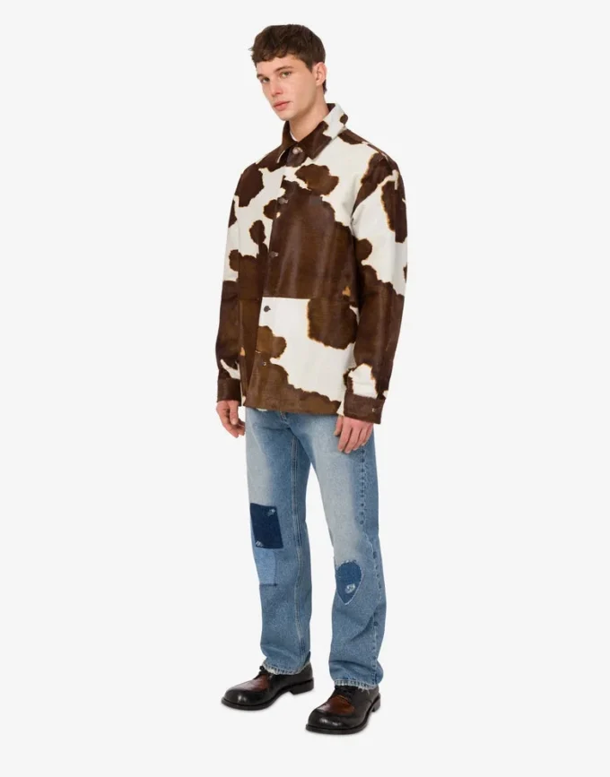 Veste en cuir de poney Veste en cuir de poney