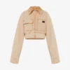Veste en drill teinte en pièce