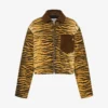 Veste en gabardine de coton imprimée Veste en gabardine de coton imprimée