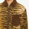 Veste en gabardine de coton imprimée Veste en gabardine de coton imprimée