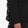 Veste en laine mélangée à pois