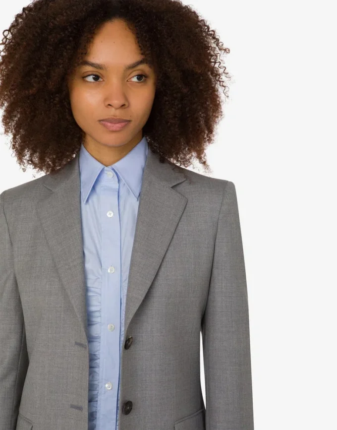 Veste en toile de laine Laurel Crown